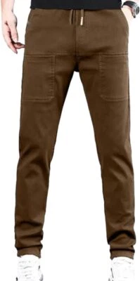 Men’s High Stretch Lightweight Cargo Pants – Multi-Pocket Quick Dry Trousers - Image 1 of 4
