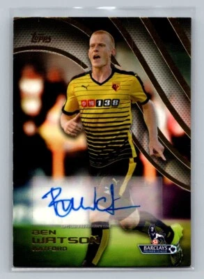 2015-16 Topps Premier Gold #PA-BW Ben Watson 新秀卡 RC 签名沃特福德 — 第 1/2 张图片