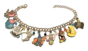 Dumbo Bracciale Elefante Volante Timothy Metallo Nichel Free Disney Anime - Picture 1 of 1