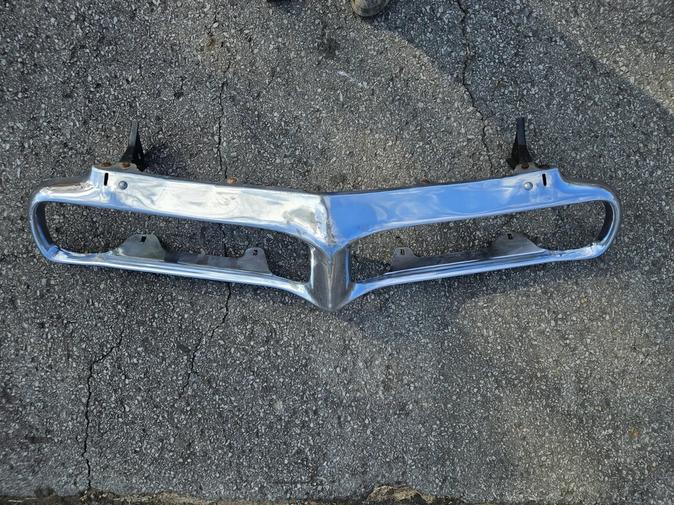 Rejilla de parachoques de impacto delantera OEM PONTIAC FIREBIRD para 1967-1968 cromada ¡ENVÍO GRATUITO!! Foto 1 de 4