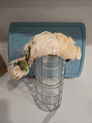 Винтажная 1950-х/1960-х годов перо завуалированный Halo шляпа я Magnin & Co - Изображение 1 из 4