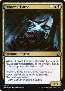DINROVA HORROR X 4 N/M BATTLEBOND MAGIC THE GATHERING - Bild 1 von 1