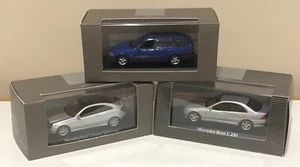Lot 3 Promotional Mercedes Benz  S202 Wagon C240 Sportcoupe C Class Klasse 1/43 - Picture 1 of 23