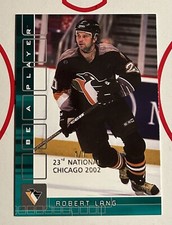 2001-02 Be A Player Memorabilia #103 EMERALD National 1/1 Robert Lang - Penguins