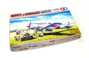 TAMIYA Aircraft Model 1/48 Airplane Hayate & Kurogane Scenery Set 61116 - Foto 1 di 2