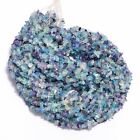 Natural Fluorite Gemstone Fancy Shape Uncut Beads 5X4 6X5 Mm Strand 34" Ucg-222