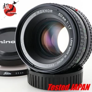 Getestet [fast neuwertig mit Filter] Minolta MD Rokkor 50mm F1.7 Objektiv aus Japan - Bild 1 von 16