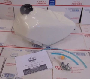WHITE plastic Clarke Gas Fuel Tank cap petcock more HONDA ATC 350X ALL YEARS - Picture 1 of 4