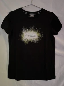 Puma Mercedes AMG Petronas Formula One T-Shirt, NWT - Women’s Small (M) - Black - Picture 1 of 5