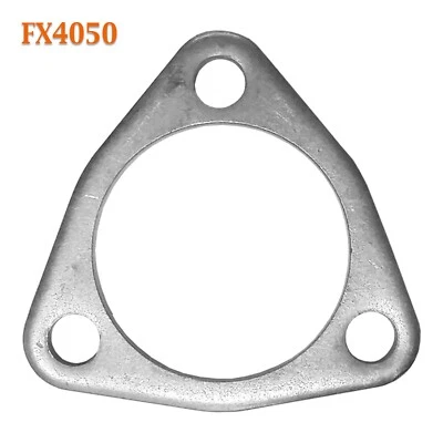 FX4050 2 1/2" 2.5" ID Triangle Exhaust Flange For 2 1/4" 2.25" OD Flared Y Pipe - Image 1 of 4