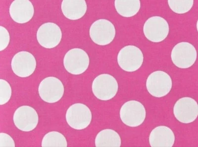 Cenefa de Lunares Rosa Blanco Verano 43"W 15"L Tratamiento de Ventana Cortina Personalizada  Foto 1 de 2