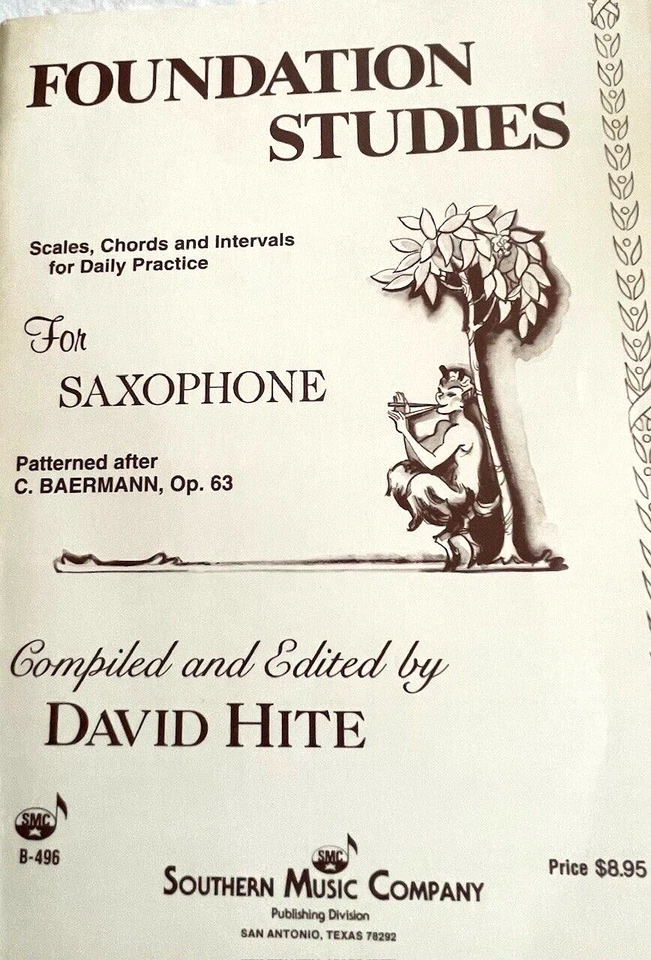 Foundation Studies For Saxophone: Scales, Chords, & Intervals for Daily Practice - Image 1 of 1