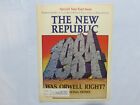 The New Republic 1984 Year End Issue Was Orwell Right? King Hussein S3