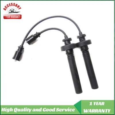 2PCS Spark Plug Wire Ignition Cable For Mitsubishi Lancer 1.6L 02-06 MD365102 - Image 1 of 4