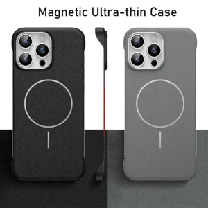 Magnetic Für iPhone 17 16 Pro Max 15 14 Rahmenlos Ultradünn Magsafe Handyhülle - Picture 1 of 15