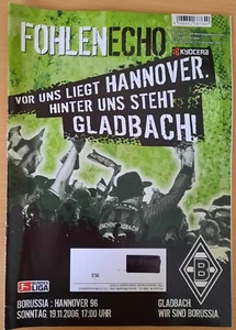 * Borussia Mönchengladbach * Fohlenecho * 19.11.2006 * Hannover 96 * Ausgabe 7 * - Bild 1 von 1
