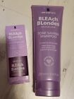 Set Lee Stafford Bleach Blondes Golden Girl Oil 50ml + tone saving shampoo 250ml