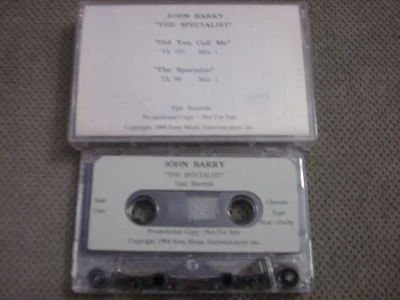 RARE PROMO The Specialist CASSETTE TAPE unreleased mixes ? JOHN BARRY score ost  - Image 1 of 2