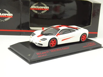 MINICHAMPS 1/43 - Mclaren F1 GTR 1995 Bianco Rosso Hekorsa Edition - Immagine 1 di 2