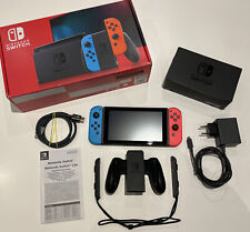 Nintendo Switch 32gb Konsole Neon Rot Blau Sehr Gut