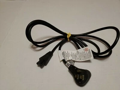 Radio Shack 6 Ft 3 Prong Notebook Laptop Computer AC Power Cord 12V 1250W (S83) - Image 1 of 3