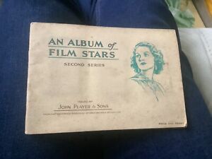 AN ALBUM OF FILM STARS SECOND SERIES JOHN PLAYER CIGARETTE CARD ALBUM J