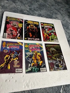 Sabre Tooth (Lot of 6) ALL HIGH GRADE, Sabretooth & Mystique Red Zone FOIL WRAP - Picture 1 of 5