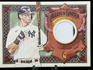 2022 Topps Allen & Ginter DJ LeMahieu #AGRA-DM Relic 2-clr - Picture 1 of 3