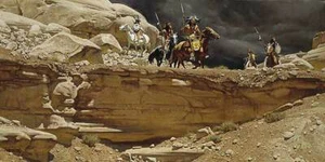 The Hostile Land - Frank McCarthy  Signed & Numbered Limit Edition Print - Mint - Picture 1 of 1
