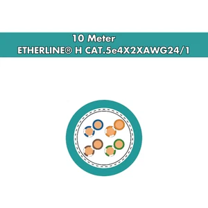 10 m Lapp 2170296 Etherline H Cat.5e 4x2x24 Kabel układający Lan Kabel sieciowy - Zdjęcie 1 z 4