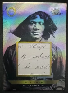 NAT LOVE Pieces of the Past 1800s Handwritten Relic #140 - Bild 1 von 2