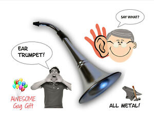 Ear Trumpet Horn For The Hard Of Hearing Crowd.Great party gag gift!
