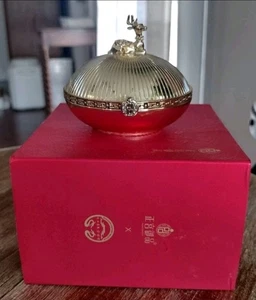 Seltene Palace Identity Eitelkeit Rentier Puderquaste Box/Behälter/kompakt - Bild 1 von 10