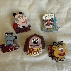 Disney Pins Set Of 5 Muppets - Picture 1 of 7