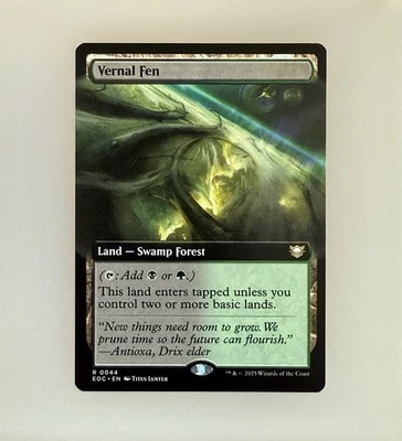 MTG: Vernal Fen (Extended Art) Commander: Edge of Eternities Regular NM - Image 1 of 2