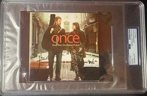 FUNDA DE CD FIRMADA POR GLEN HANSARD ENCAPSULADA CAÍDA LENTA TOMA CORAZÓN RARA PSA - Imagen 1 de 4