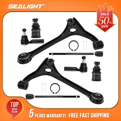 8pcs Front Lower Control Arm Tie Rod For 1998-07 Ford Taurus 98-05 Mercury Sable - Imagem 1 de 4