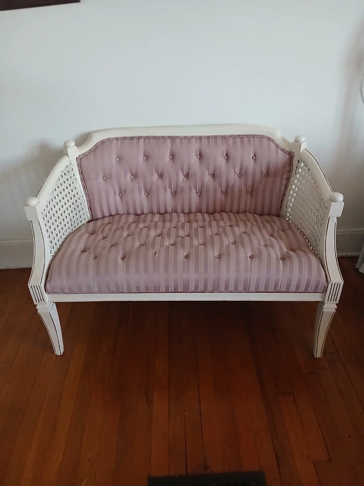 antique loveseat sofa - Image 1 of 1