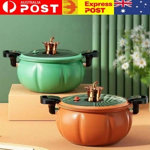 8L Non Stick Pumpkin Micro Pressure Pot Refined Iron Pumpkin Soup Pot Braising - Picture 1 of 14