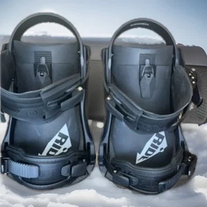 Fijaciones de snowboard Ride C-6 medianas (para hombre talla 6-10 EE. UU.) negras nuevas - Imagen 1 de 8