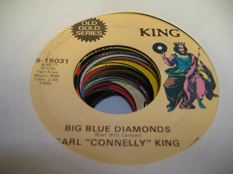Soul 45 EARL "CONNELLY" KING Big Blue Diamonds / Don't Take It So Hard on King - Image 1 of 1