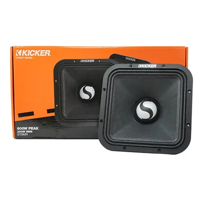 Kicker ST7MR, Street Series 9" 4 Ohm Cuadrado Gama Media - Par (49ST9MR4) Foto 1 de 4