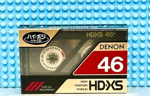CINTA DE CASETE EN BLANCO DENON HD-XS 46 TIPO II (1) (SELLADA) - Imagen 1 de 3