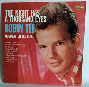 Bobby Vee The Night Has A Thousand Eyes 1963 Liberty Mono LP Go Away Little Girl - Foto 1 di 3