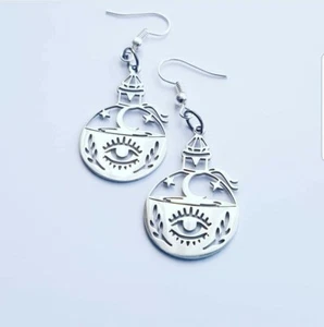 Alternative Horror Halloween Hexe HAKEN Ohrringe Zaubertrank MODESCHMUCK - Bild 1 von 1