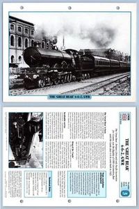 Great Bear 4-6-2 GWR - Golden Age - British - Legendary Trains Maxi Card - Picture 1 of 1
