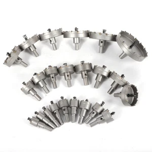 15-100 mm TCT metallo duro HM trapano seghetto circolare corona per acciaio inox - Foto 1 di 37