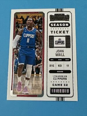 2022-23 Panini Contenders John Wall #71 Los Angeles Clippers (F) - Image 1 of 2
