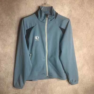 Chaqueta de ciclismo Pearl Izumi para mujer talla mediana azul cremallera completa mangas largas Foto 1 de 4