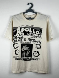 Vintage James Brown Apollo Theatre Promo t shirt Size XL - Picture 1 of 5